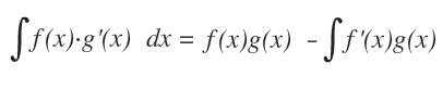 la formula dell'integrazione per parti