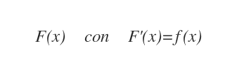 la funzione primitiva di f(x)