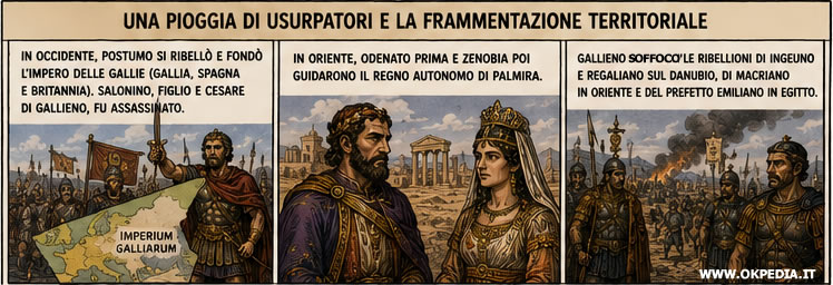 le rivolte nell'impero
