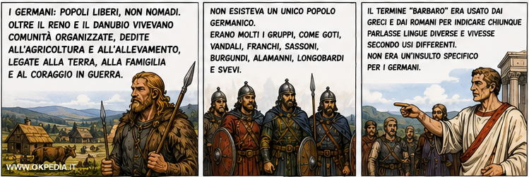 Diversi popoli chiamati barbari dai romani