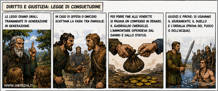 il diritto e la giustizia nelle popolazioni germaniche
