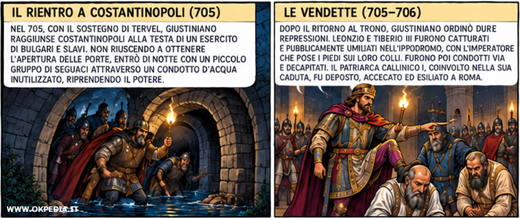 il rientro a Costantinopoli