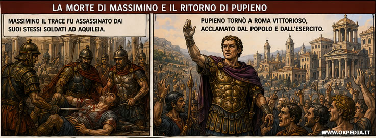la morte di Massimino il Trace