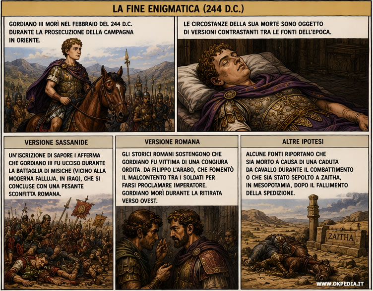 la morte di Gordiano III