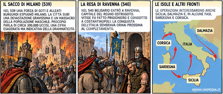 Belisario entra a Ravenna