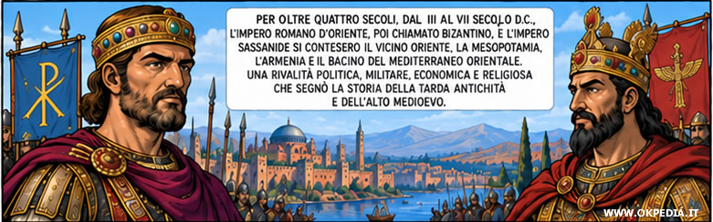 le guerre tra romani-bizantini e persiani-sassanidi