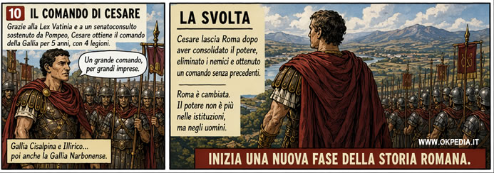 la campagna militare di Cesare in Gallia