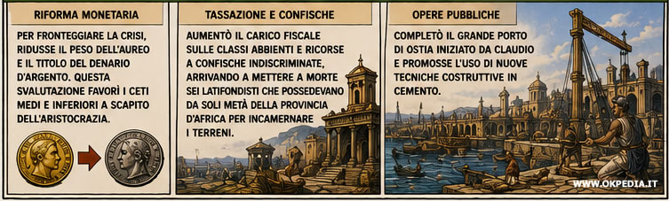 la politica economica di Nerone