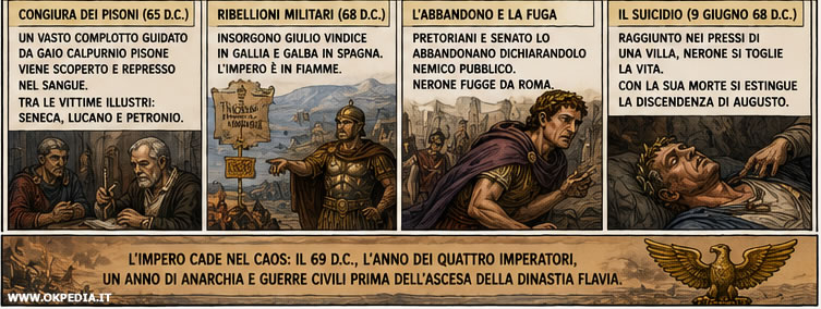 la fine del principato di Nerone