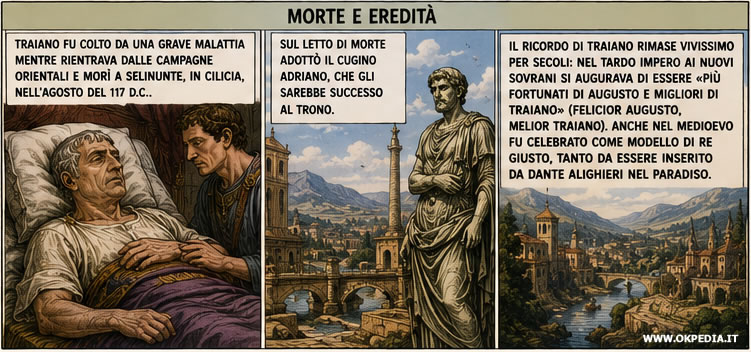 La morta di Traiano e la successione ad Adriano