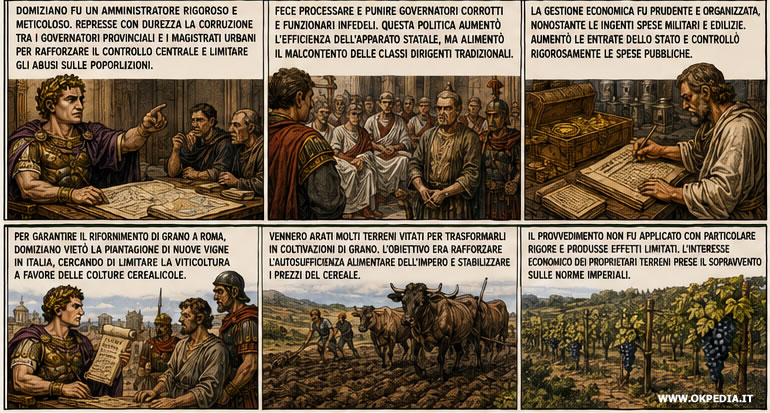 la politica economica di Domiziano