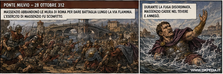 la battaglia di Ponte Milvio