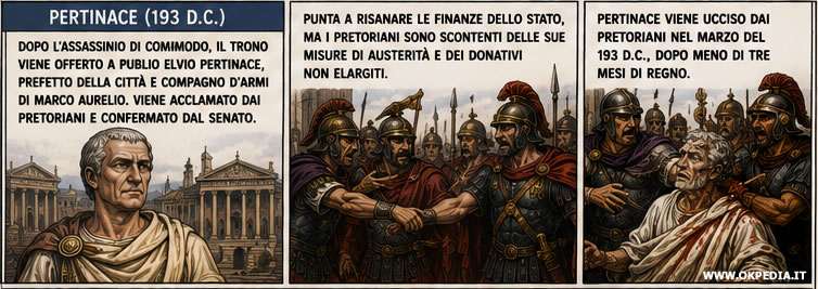 il breve regno di Pertinace