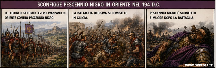 la campagna orientale contro Pescennio Nigro