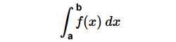 l'integrale definito di una funzione