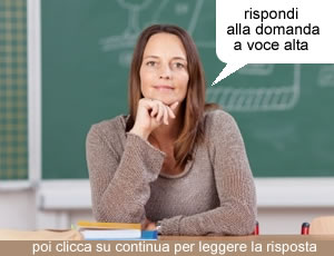 interrogazione orale di verifica