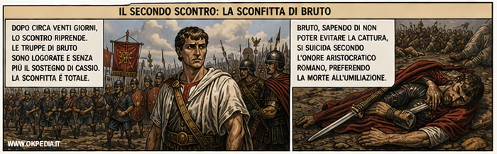 la sconfitta dei cesaricidi