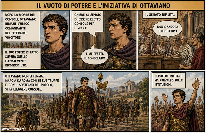 Cesare marcia su Roma