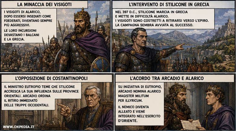 la spedizione di Stilicone contro i visigoti