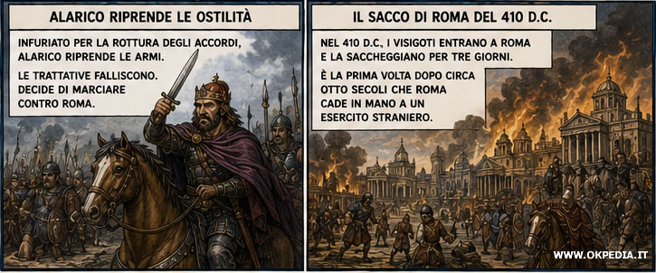 Alarico invade l'Italia