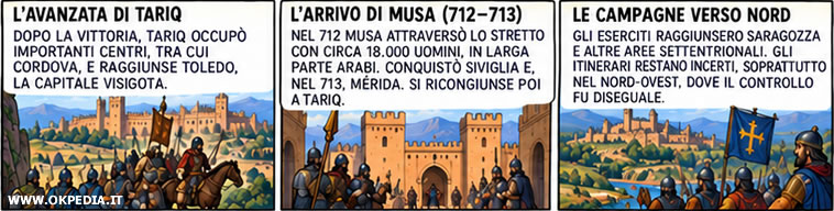 l'avanzata araba nella penisola iberica