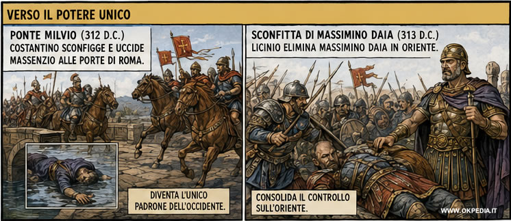la battaglia di ponte Milvio