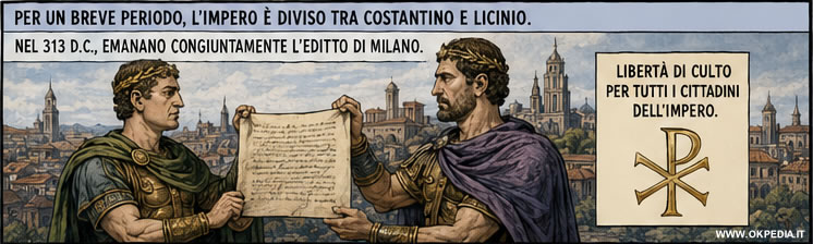 la diarchia di Costantino e Licinio