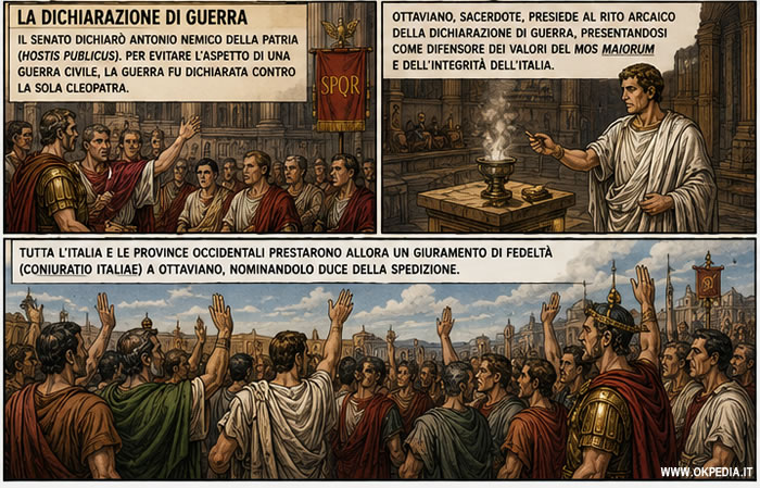 la guerra contro Cleopatra