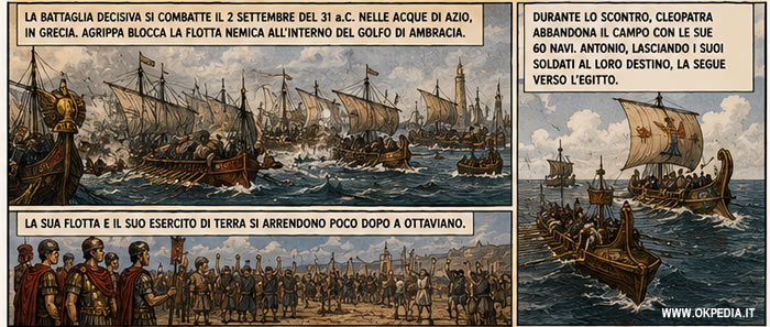 la battaglia di Azio