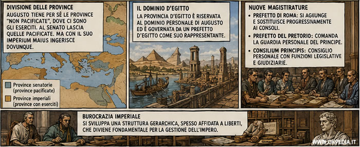 la divisione delle province