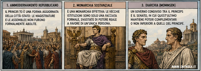 le teorie sulla nascita del principato