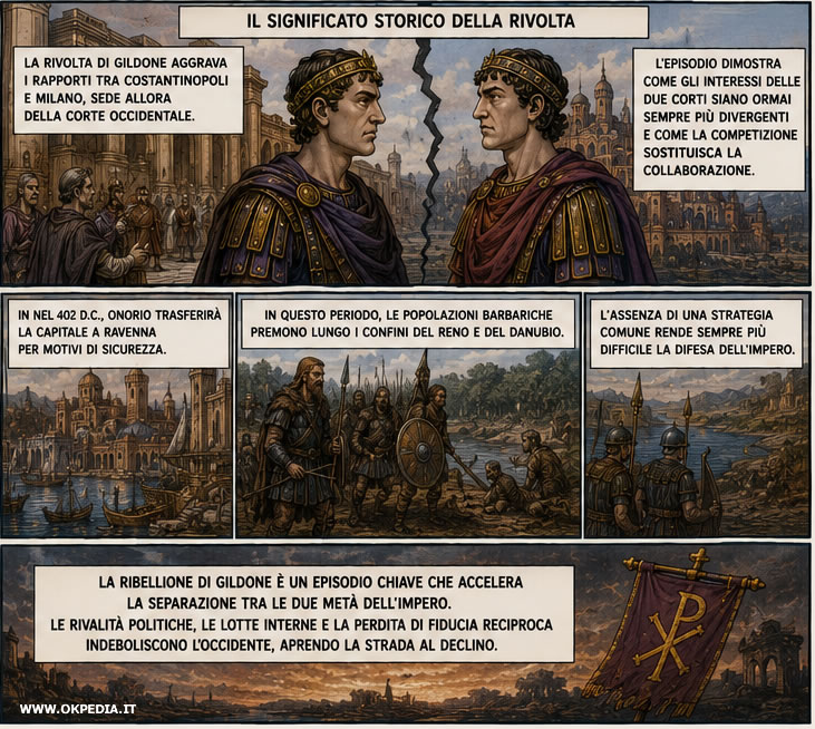 le conseguenze per l'impero romano