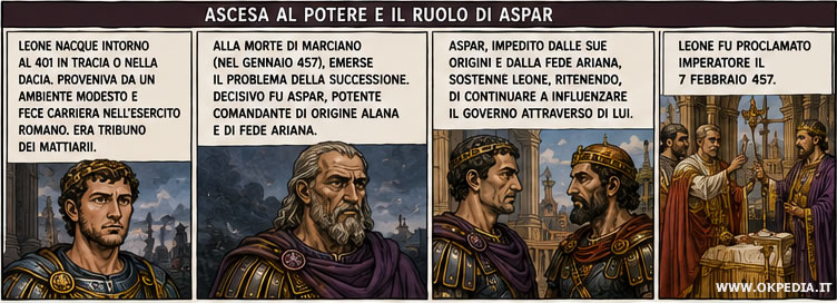 l'ascesa di Leone al trono imperale d'Oriente