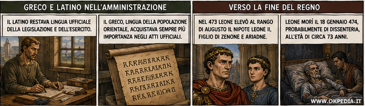la diffusione del greco e gli ultimi anni del regno