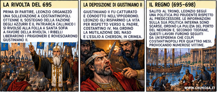 la rivolta del 695