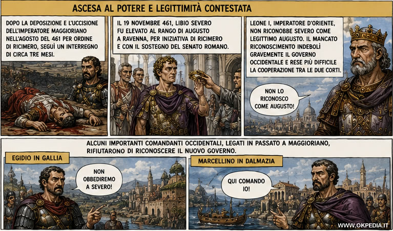l'ascesa al potere di Libio Severo