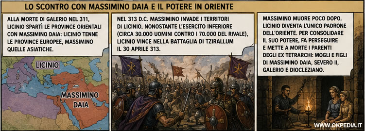 lo scontro tra Licinio e Massimino Daia