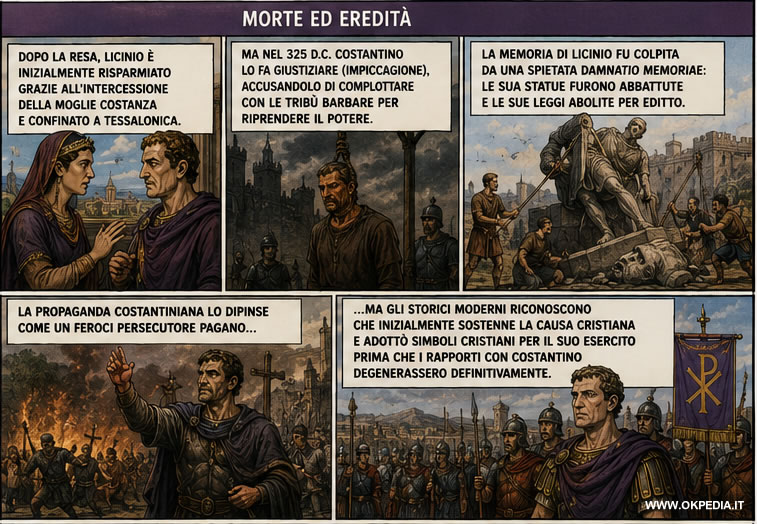 la morte di Licinio