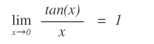 il limite della tangente