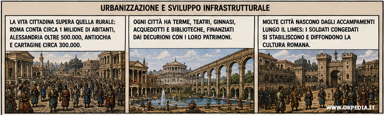 l'urbanizzazione e il modello romano