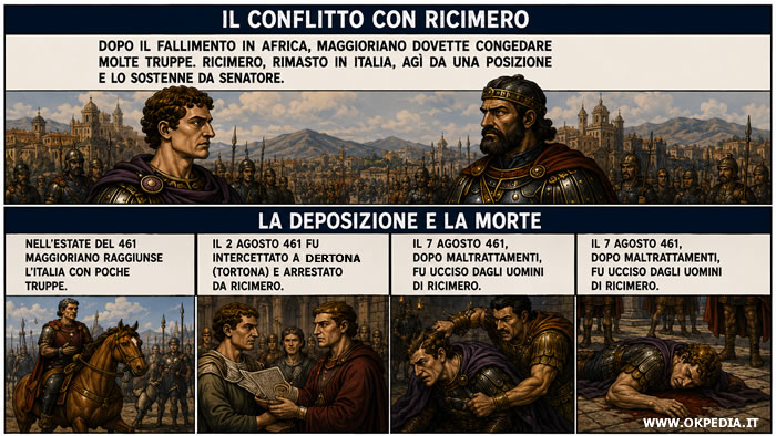 la morte di Maggioriano