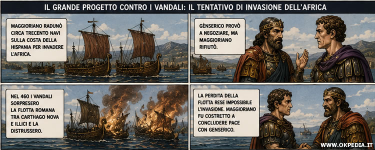 la distruzione della flotta romana