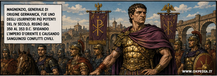 L'imperatore Magnenzio (350-353 d.C.)