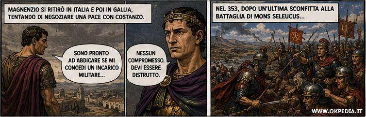 la definitiva sconfitta di Magnenzio