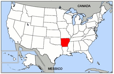 MAPPA ARKANSAS