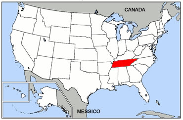 MAPPA TENNESSEE