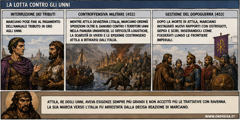 la lotta contro gli Unni