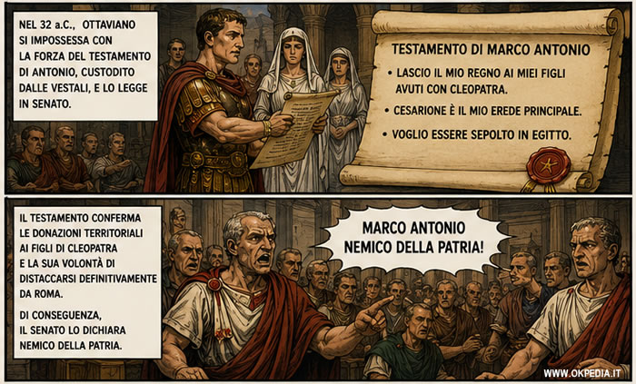 il testamento di Marco Antonio