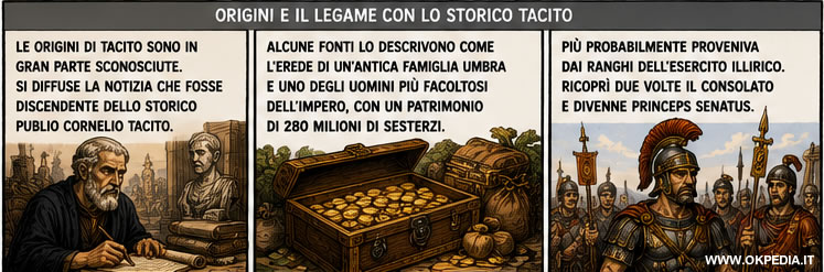 l'origine e la carriera di Tacito