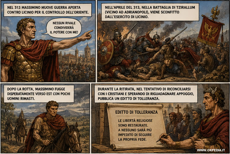 la guerra contro Licinio
